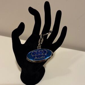 Audi Blue Keychain